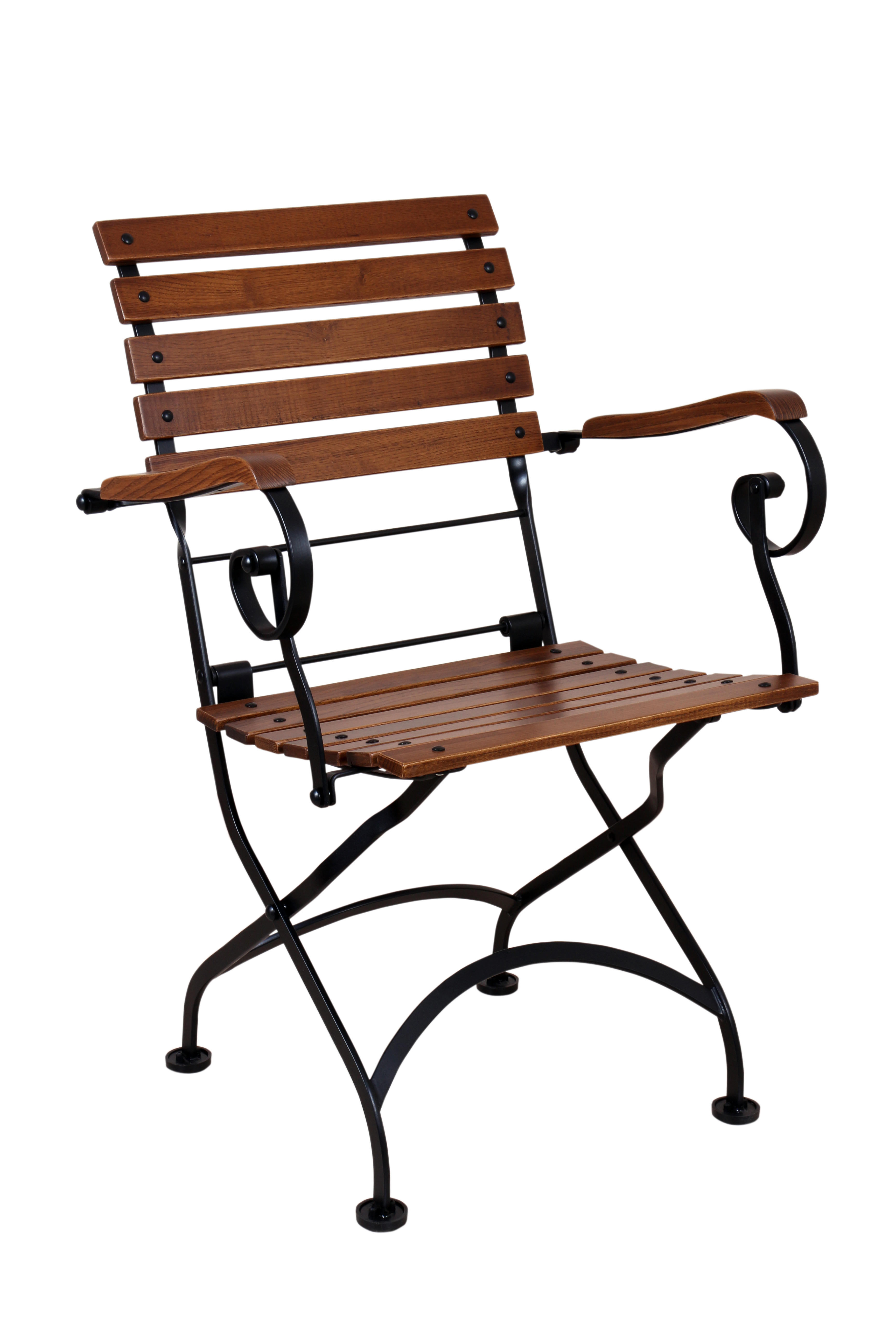 Gartensessel aus Kastanienholz mit Armlehnen 5510 Gartensessel aus Kastanienholz mit Armlehnen 5510
