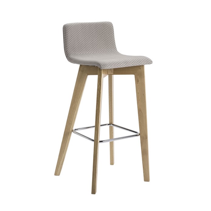 Barhocker MIKIDA-P Eiche, gepolstert Barhocker MIKIDA-P Eiche, gepolstert