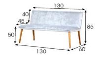 STELLAVIS 1 Bank 130cm STELLAVIS 1 Bank 130cm